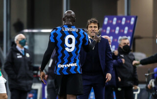 Romelu Lukaku Antonio Conte Inter