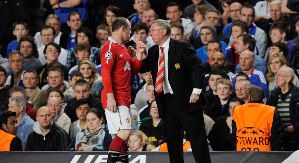 Manchester United Wayne Rooney Sir Alex Ferguson Premier League