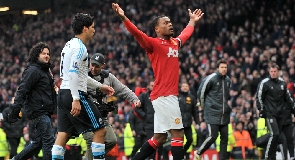 Manchester United Liverpool derby rywal konfilkt Premier League Luis Suarez Patrice Evra